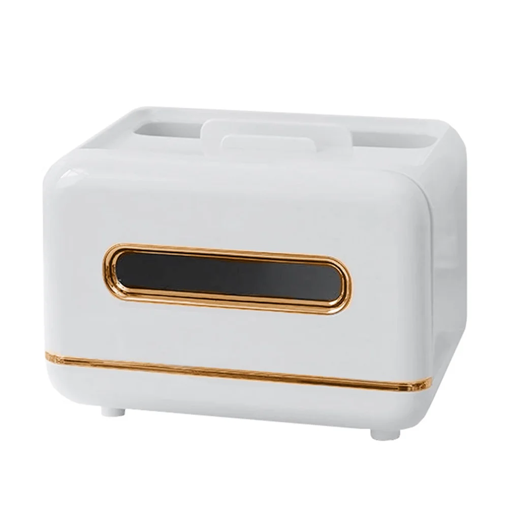

Household Tissue Box Multi-function Tissue Case Convenient Storage Box Tissue Accessory