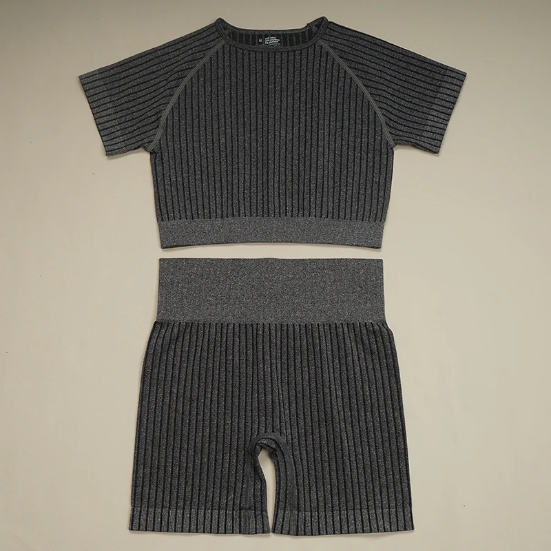 Women's tracksuit Seamless Women Yoga Set Sports Shorts Fitness Wear Outfit Gym Yoga Sets Workout Sports Suits Women Sportswear