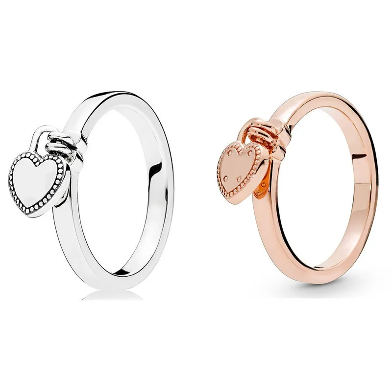 

Женское кольцо из серебра 925 пробы, с розовым золотом