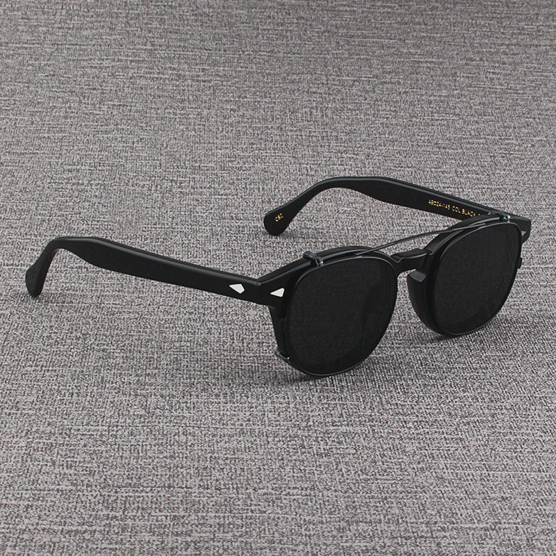 Evove Clip Sunglasses Male Women Polarized Lens + Eyeglasses Frame Men Fit Over Glasses Spectacles Vintage Goggles