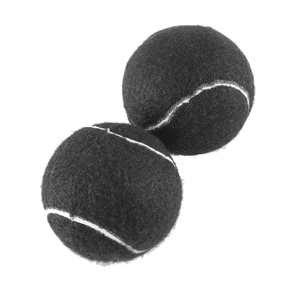 2 PCS Precut Walker Tennis Ball for Furniture Legs and Floor Protection Heavy Duty Long Lasting Felt Pad Covering Black