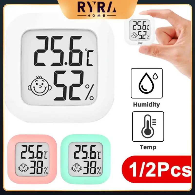 

Mini Upgrade Thermometer Hygrometer Indoor Lcd Digital Temperature Humidity Meter Sensor Indoor Room Smiley Lcd Digital Room
