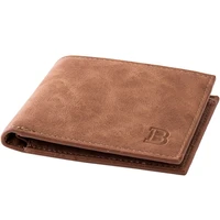 fashion leather mens wallet short luxury slim coin purse business foldable wallet mens card holder pocket clutch mens handbag