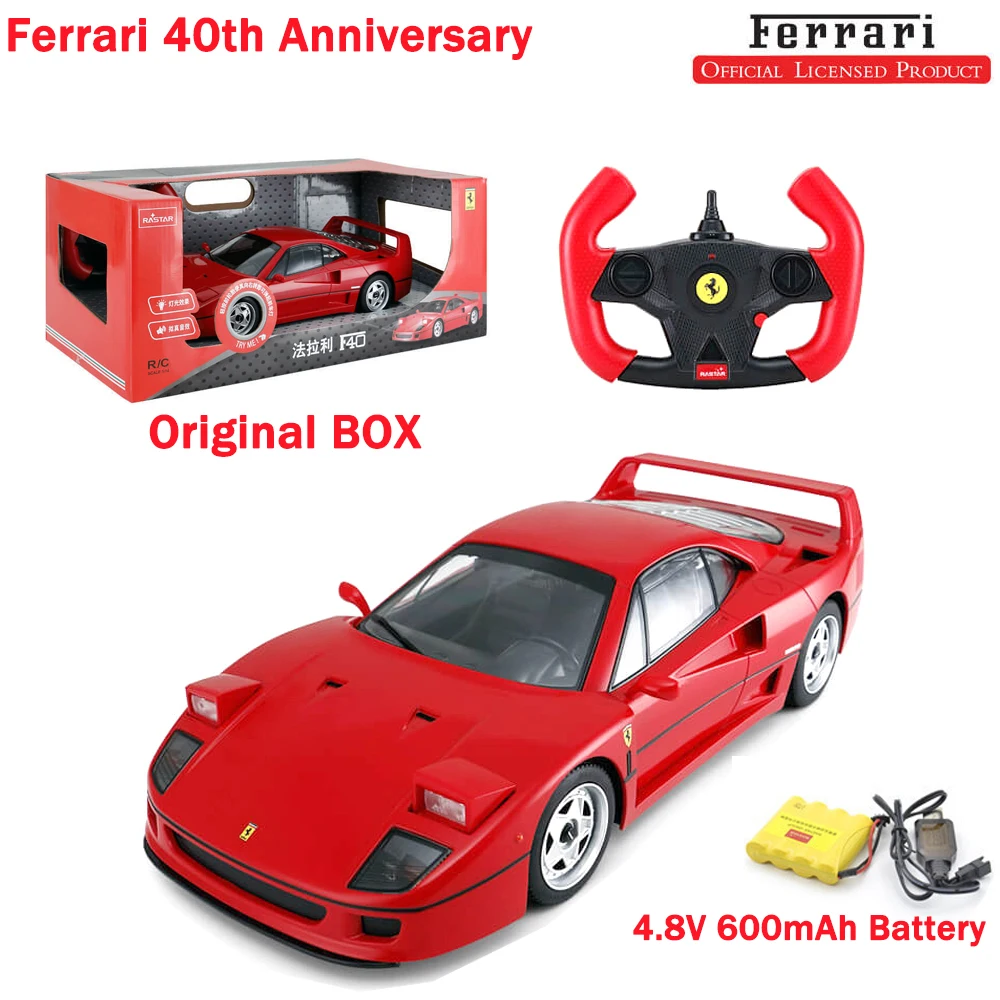 

RASTAR Ferrari F40 RC Car 1:14 Scale Remote Control Car Model Radio Controlled Auto Machine Vehicle Toy Gift For Kids Adults