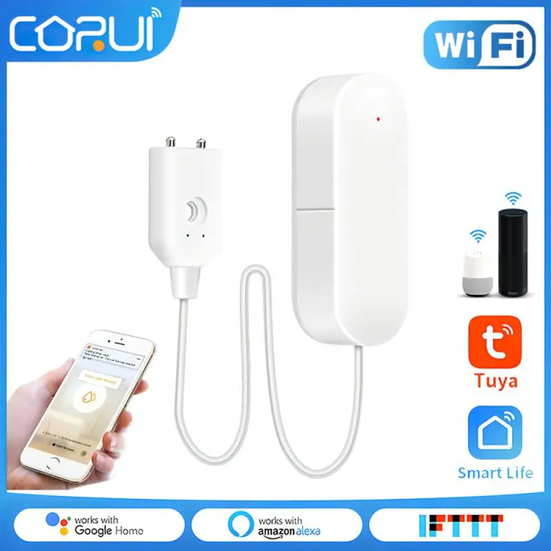 

Tuya WiFi Smart Water Level Sensor Flood Leakage Alarm APP Real-time Query Control Smart Home Security Protection Via Smart Life