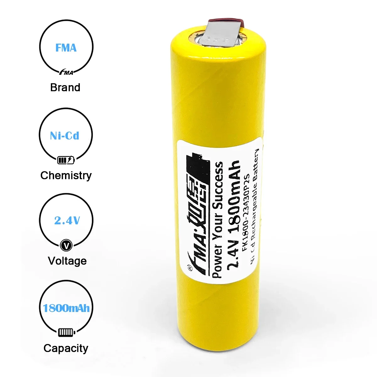 Аккумулятор для электробритвы Colgate A1500 GP75AAH2A1H 2 4 В 500-1800 мАч