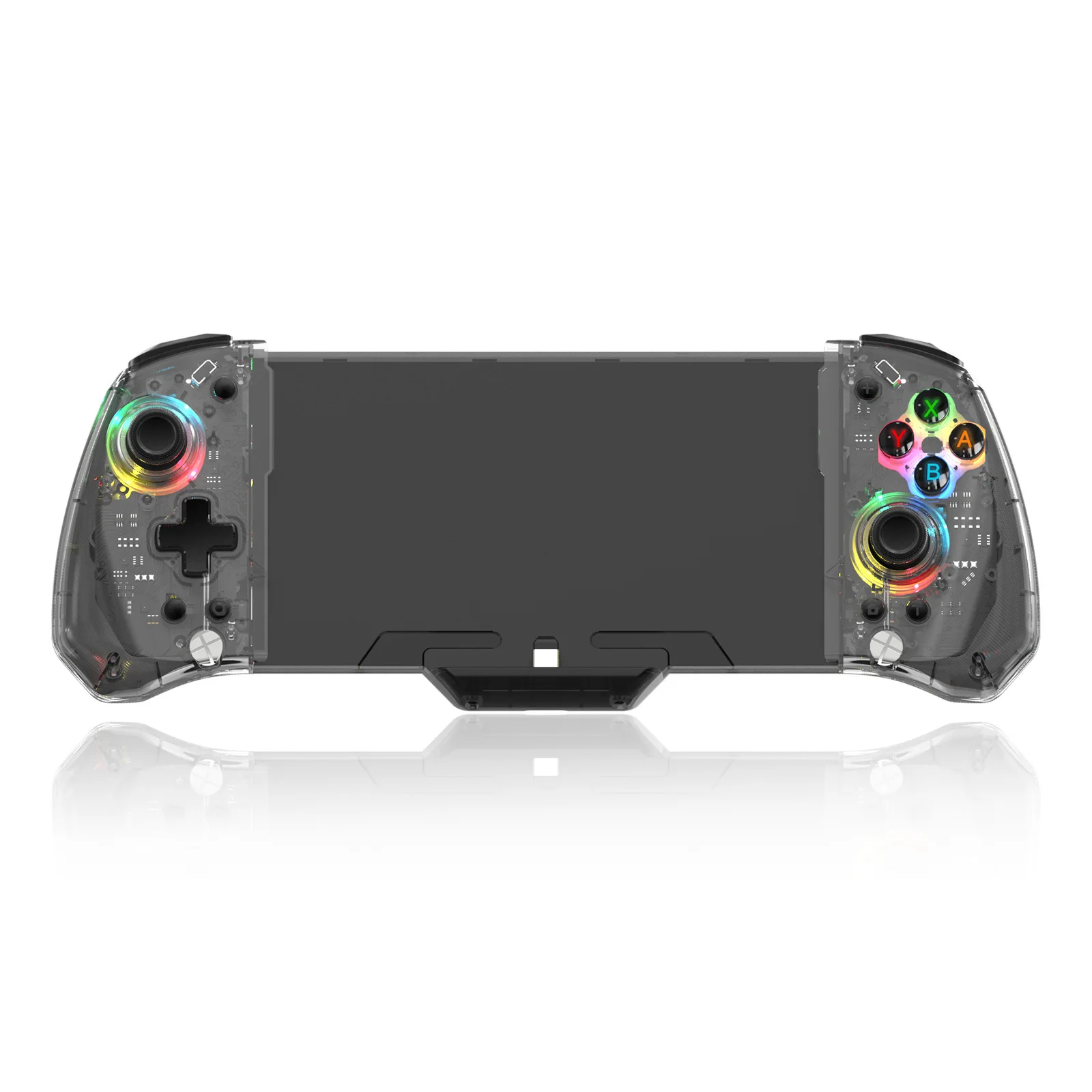 

Яркий прозрачный контроллер YS43/44/45 RGB для игровой консоли Switch, подходящий для линейной обработки джойпад, геймпад, джойстик