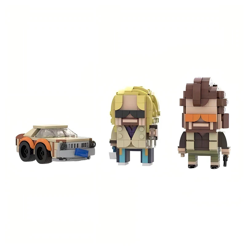 Фото Mymocs Ideas Фигурки персонажей из фильмов, наборы Bricks Headz, Титаник, Биг Лебовски, Блюз-Братья, А-Тим, Харлок, строительные блоки, игрушки, подарок №4