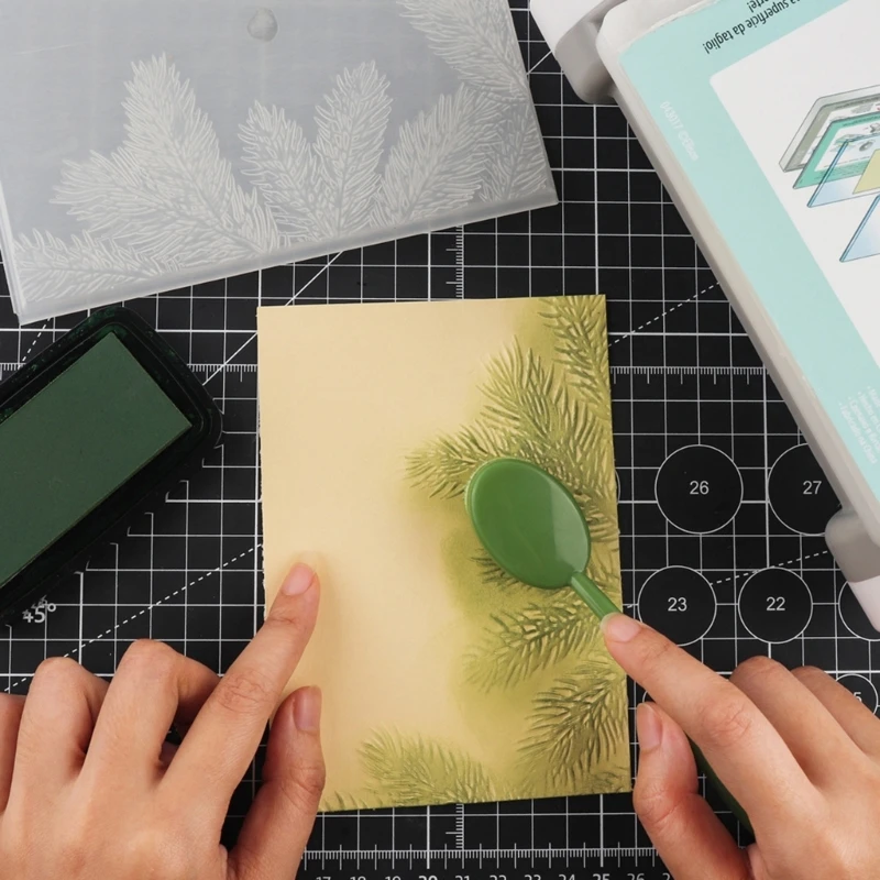 3D папка для тиснения с цветочной текстурой штамп трафарет тисненый коврик сделай