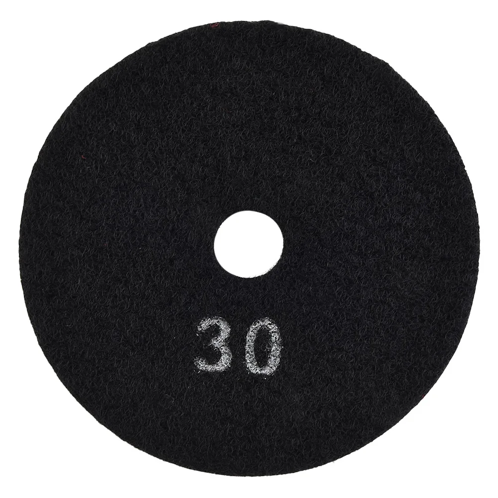 

4 Inch Diamond Polishing Pads Wet Dry Diamond Polishing Mat For Granite Stone Concrete Marble Polishing Use Grinding Discs Set
