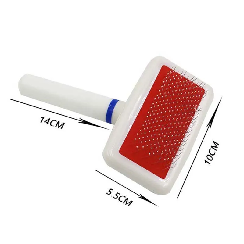 Dog Hair Comb White Airbag Stainless Steel Needle Pet Cat Cleaning Brush Remover |