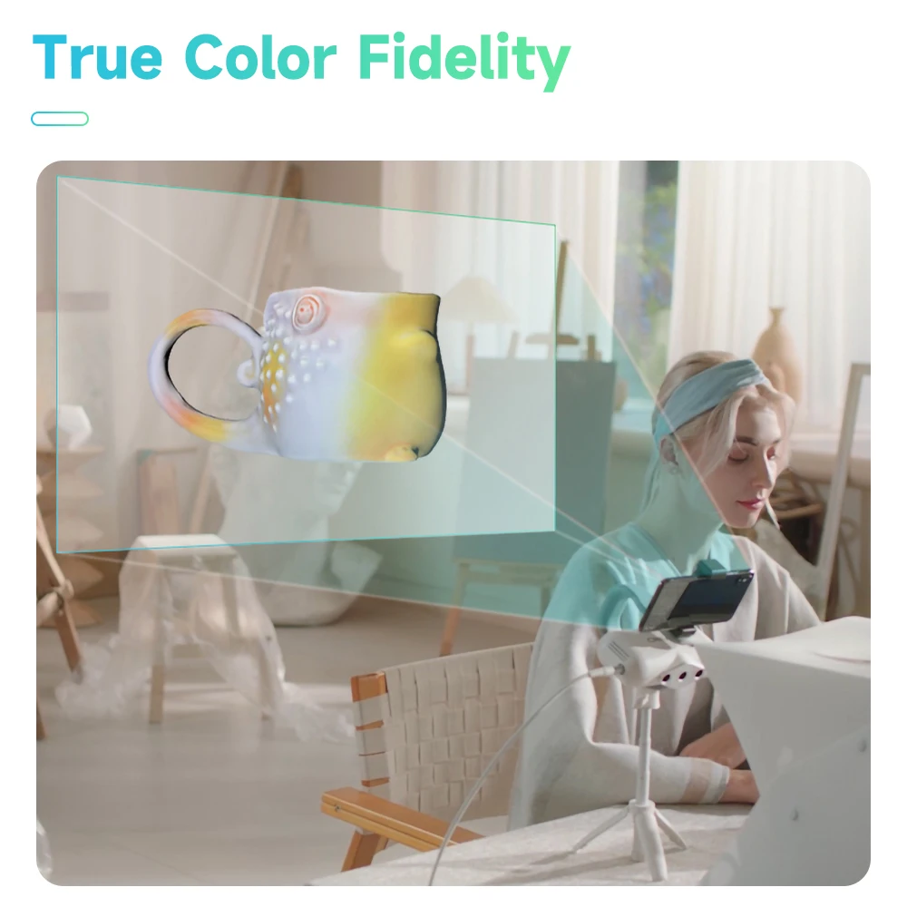 3D сканер Creality ящерицы точность 0 05 мм сканирование без прилипания точки под