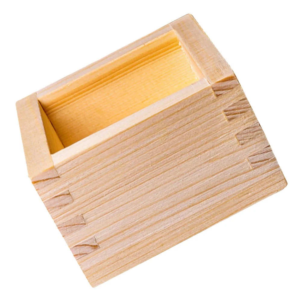 

Sake Cup Box Japanese Masu Wooden Traditional Cups Tea Hinoki Saki Chinese Container Wood Glasses Decanter Bottle Storage Mug