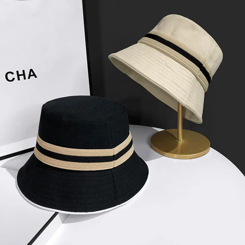 

Fisherman's hat women's summer sunshade Bucket Hats Designer Luxury new all-match casual basin hat men