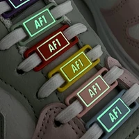 1 pair luminous shoe decoration night party dance af1 shoelace buckle luxurious accessories man and woman for sneakers