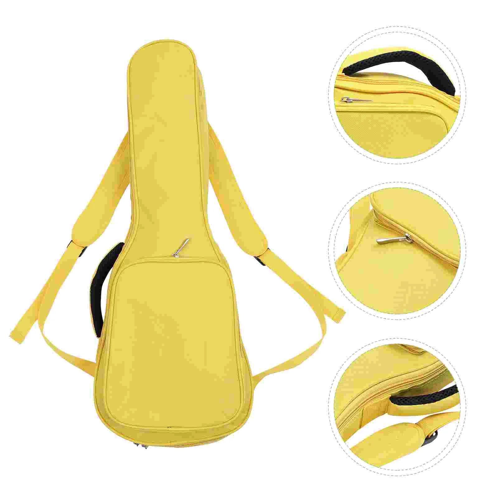 

Ukulele Bag 4-string Oxford Cloth Package Simple Backpack Holder Children's Shoulder Canvas Gig Organizer Case