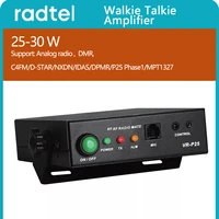 Radtel VR-P25 25-30W Walkie Talkie Amplifier Support Analog and Digital Radios BaoFeng UV-5R UV-82 TYT MD-UV380 MD-380