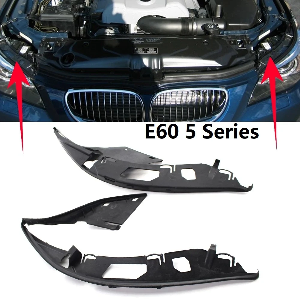 

Пара верхних фар L + R, Крышка корпуса объектива, уплотнительная прокладка для BMW E60 5-Series 2004-2010 63126934511 63126934512