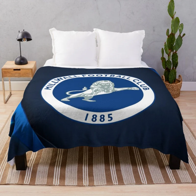 

Millwall FC Home Throw Blanket Velour Single Blanket