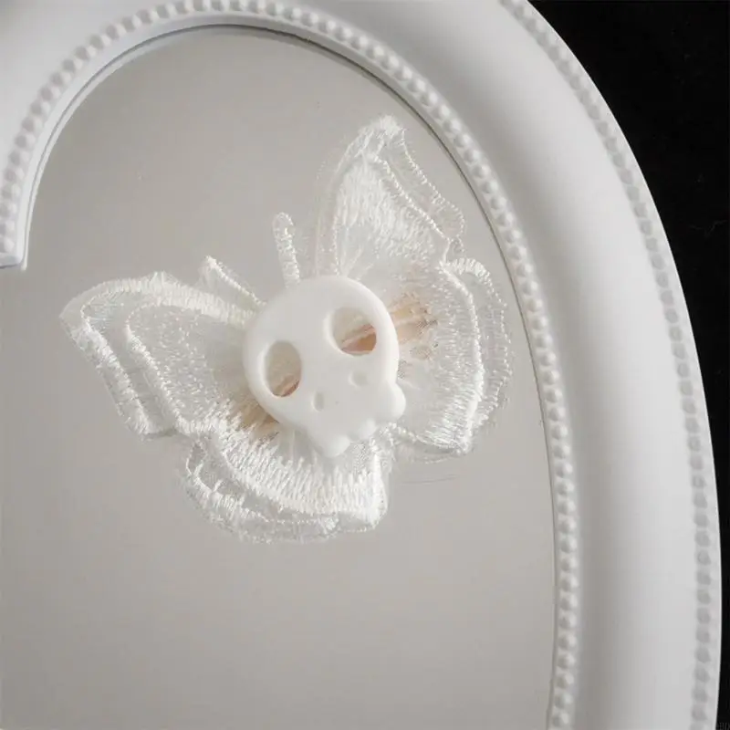 Готическая заколка для волос Скелет Ангел