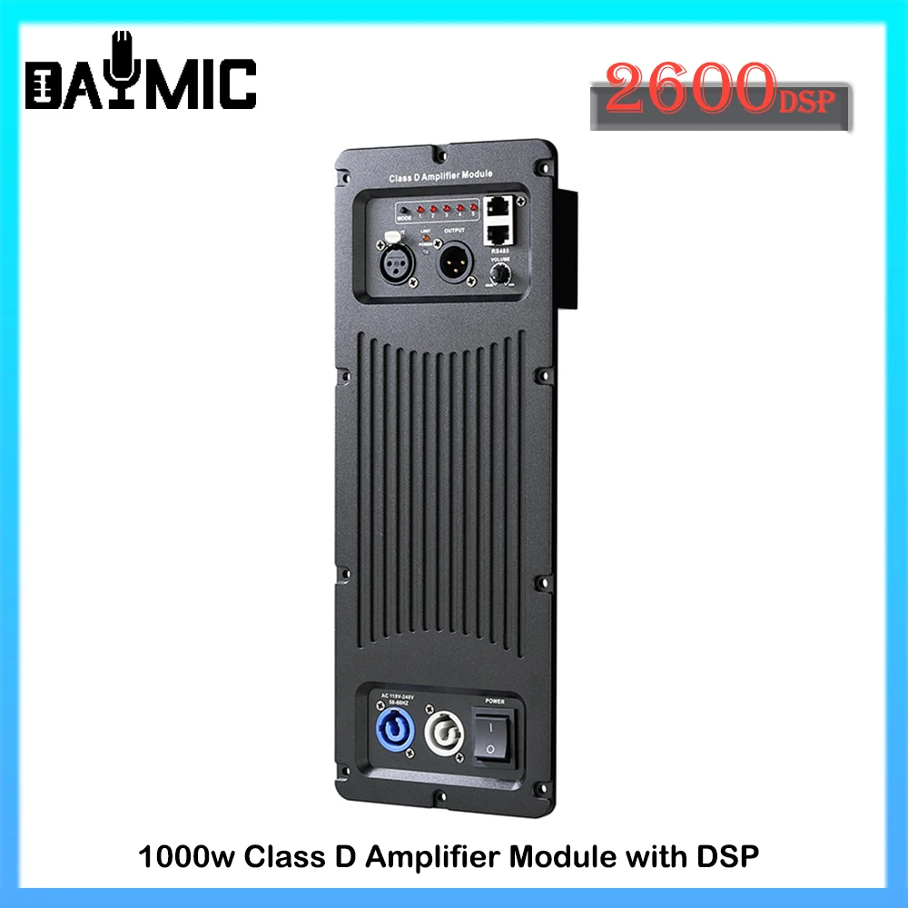 

Профессиональный усилитель Aoshen DSP 1x1500 Вт 4 Ом, компараторы с двойным переключением, усилители звука класса D для микрофона Sub Active