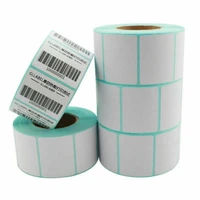 4 sizes 1roll thermal label sticker paper supermarket price blank barcode label direct print waterproof print supplies adhesive