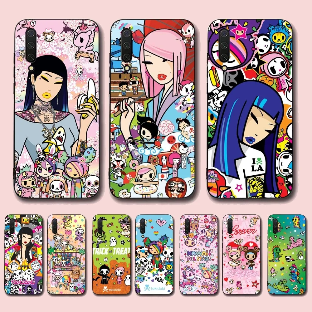 Japan Tokidoki Phone Case For Xiaomi Mi 5X 8 9 10 11 12 Lite Pro 10T PocoX3pro PocoM3 Note