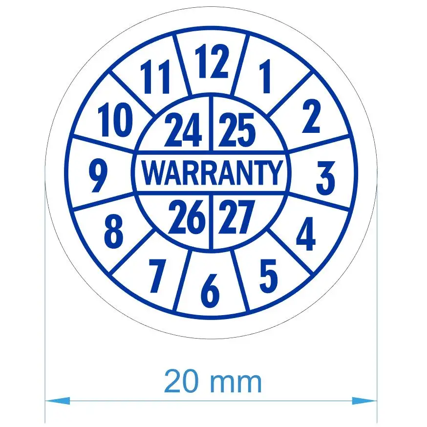 

Гарантийные наклейки XMYLNG 100 шт.