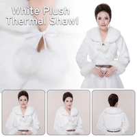 white girls princess faux fur wraps shawl flower girls bolero shrug accessories princess cape party wedding dress up