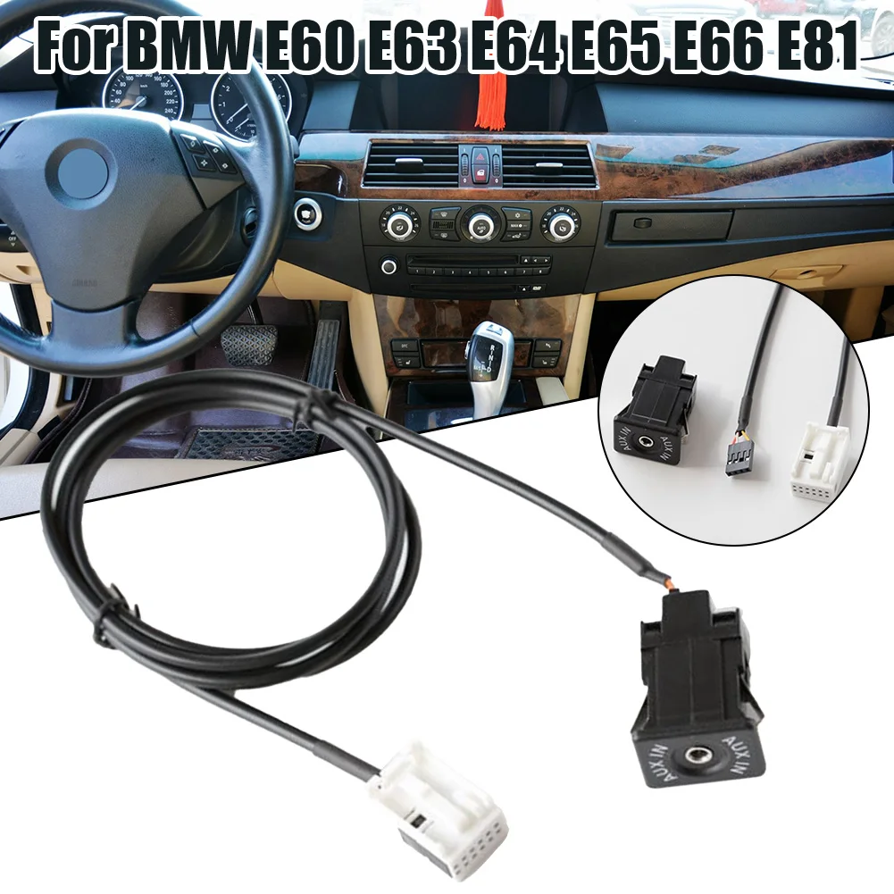 Для BMW E60 E63 E64 E65 E66 E81 E82 E87 E88 E90 для E91 E92 AUX Кабель Aux Адаптер Автомобильный