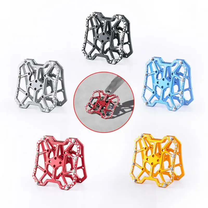 

Reliable Bicycle Clipless Pedal Aluminum Alloy Universal Non-slip Bicycle Pedals Durable Ultralight Bike Pedals Platform