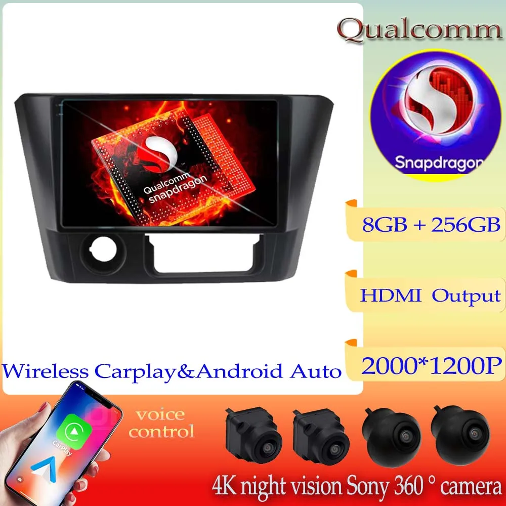

Автомобильное радио Qualcomm Snapdragon Android 13, стерео для Mitsubishi Lancer 2014-2016, GPS-навигация, головное устройство, мультимедийный плеер