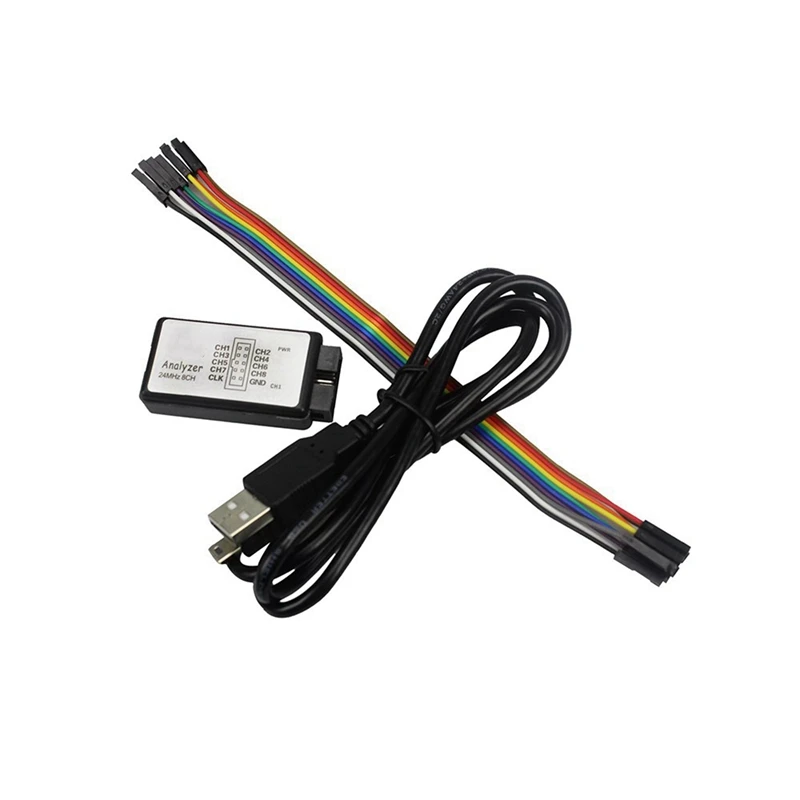 

Retail 2X Test Hook Clip Logic Analyzer Test Folder For Jumper Wire Dupont Cable For USB Saleae 24M 8CH