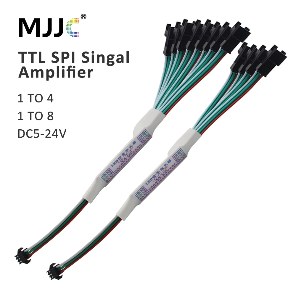 

Ретранслятор усилителя TTL для WS2811, WS2812B, SK6812, 3Pin, Модифицируемый, RGBIC, теплый белый, для лошадей, семейная строка, полоса постоянного тока 5-24 В