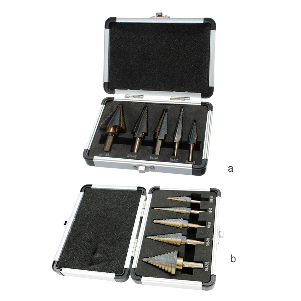 

5 шт. набор бурильных наконечников Профессиональный Маленький Размер Высокоскоростная стальная деревообрабатывающая Буровая головка набо...