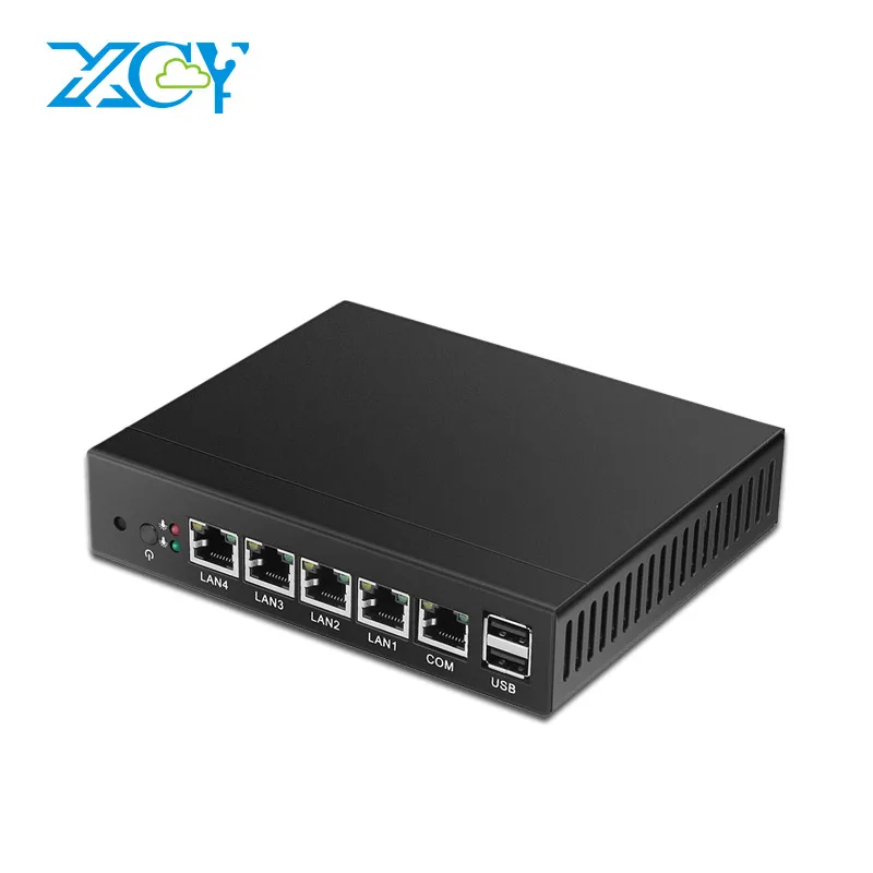 

Мини-ПК XCY, сетевой экран, Intel Celeron J1900, Gigabit Ethernet, Intel i211, поддержка Pfsense Sophos OPNsense, промышленный ПК