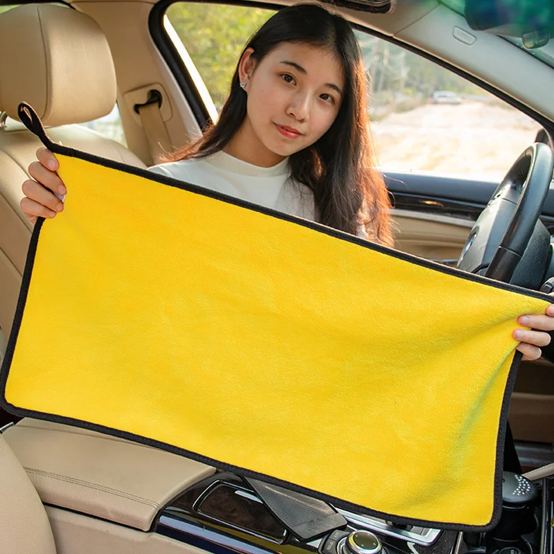 

Car Microfiber Towel Super Absorbent Dry Cleaning Rag for Car Washing Tools Auto Detailing Towels Home Appliance Wash Supplies