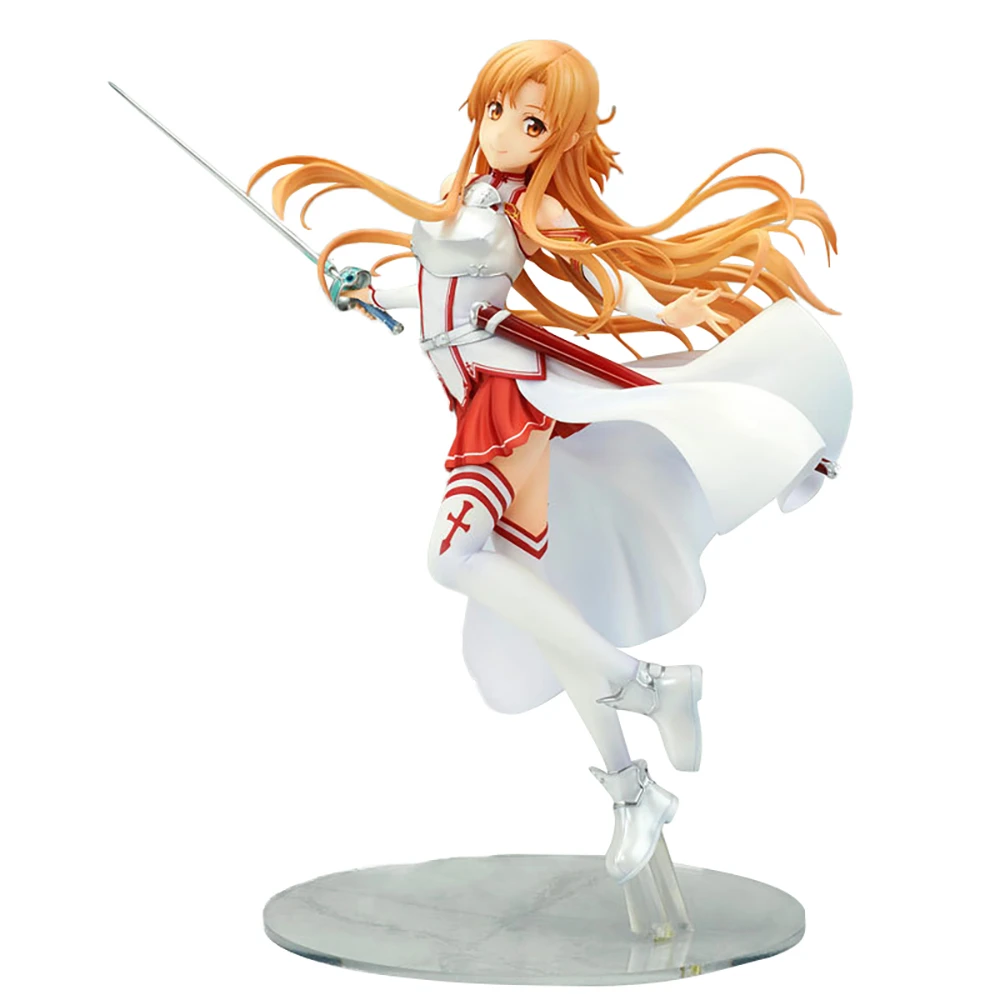 

Sword Art Ordinal Scale Online Anime Model Yuuki Asuna Action Figure 23CM PVC statue Collectible Toy