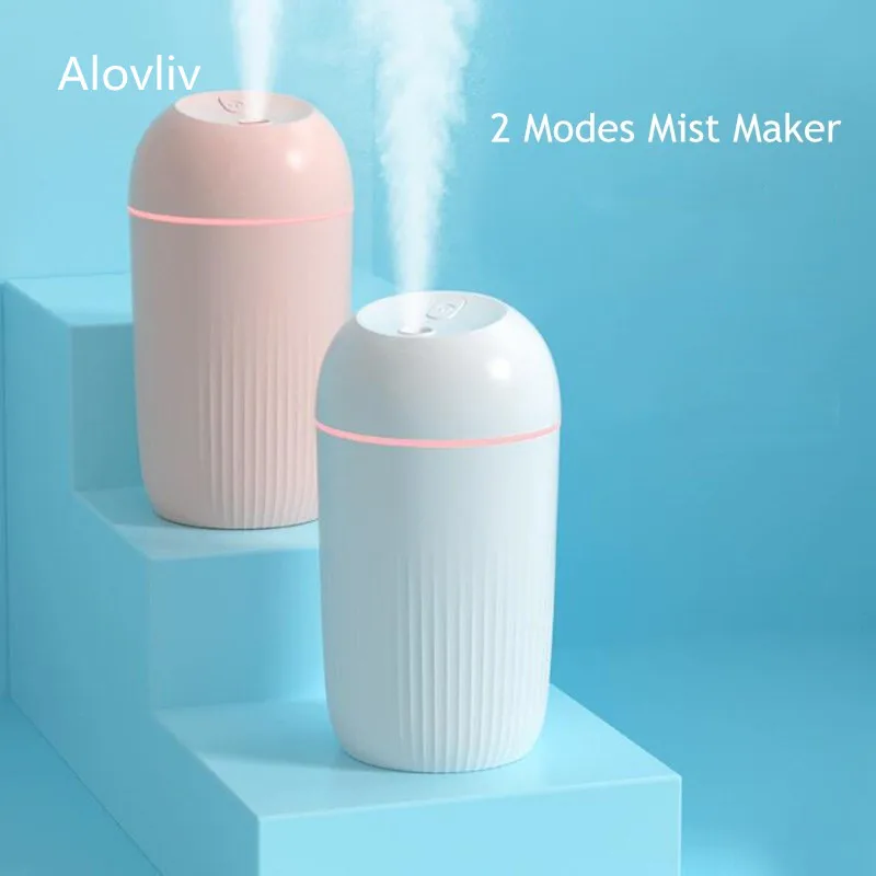 

420 мл Cute Egg Увлажнитель воздуха для дома Ультразвуковой автомобильный туманообразователь с USB-портом Ночные лампы Мини-офис Настольный очиститель воздуха