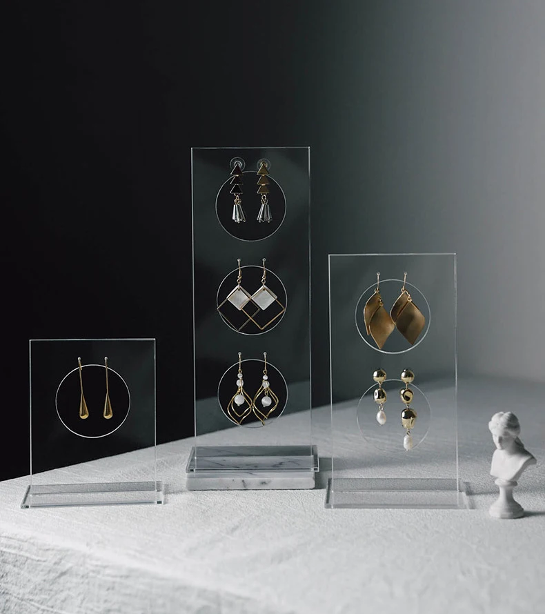 

Vertical Acrylic Earring Stand Earring Display Case Earring Organizer Earring Holder Earring Shelf Jewellery Holders