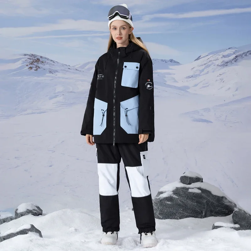2024 уличные изолированные женские зимние костюмы для горного спорта мужские