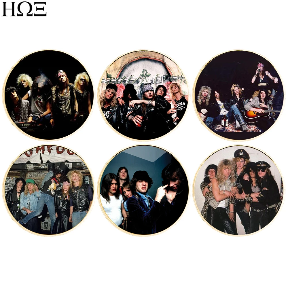 

Guns N' Roses Challenge Coin Tin Box Set Collection Gift Gold Plated Craft Decoration Coin Custom Wholesale