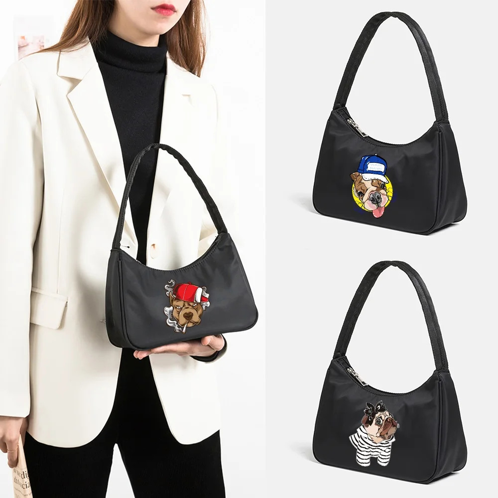 

Dog Print Underarm Shoulder Bags Square Bag Handbag Quality Brand Women Bags Satchels Underarm Shopping Bag Women Messenger Bags