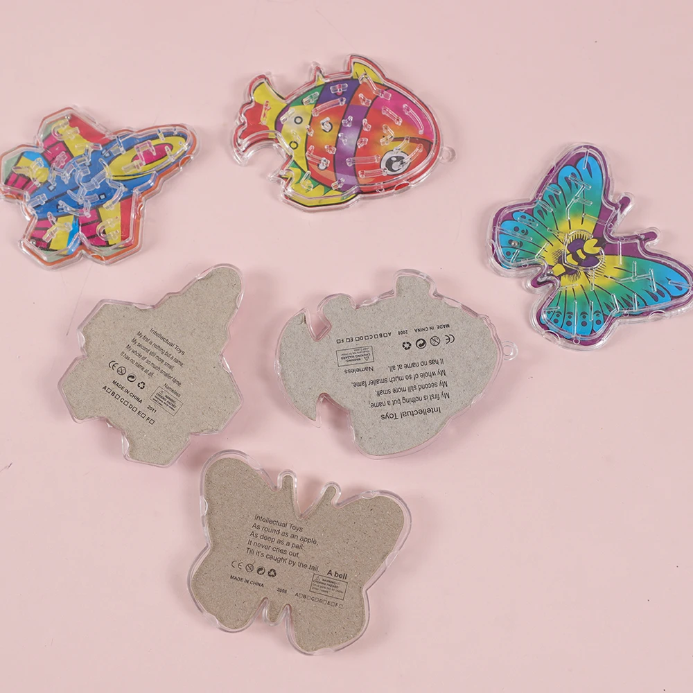 12 шт. милые животные самолет лабиринт игра-головоломка Малый интеллект