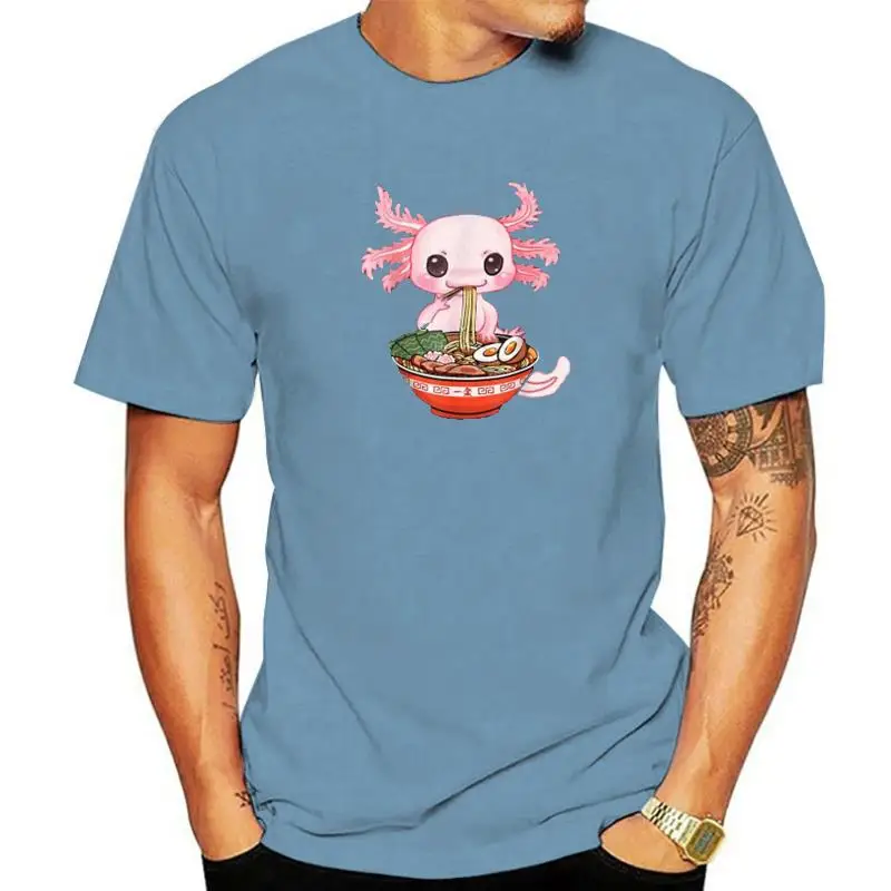 

Kawaii Axolotl рамен лапша японское аниме Otaku Nu Готическая футболка