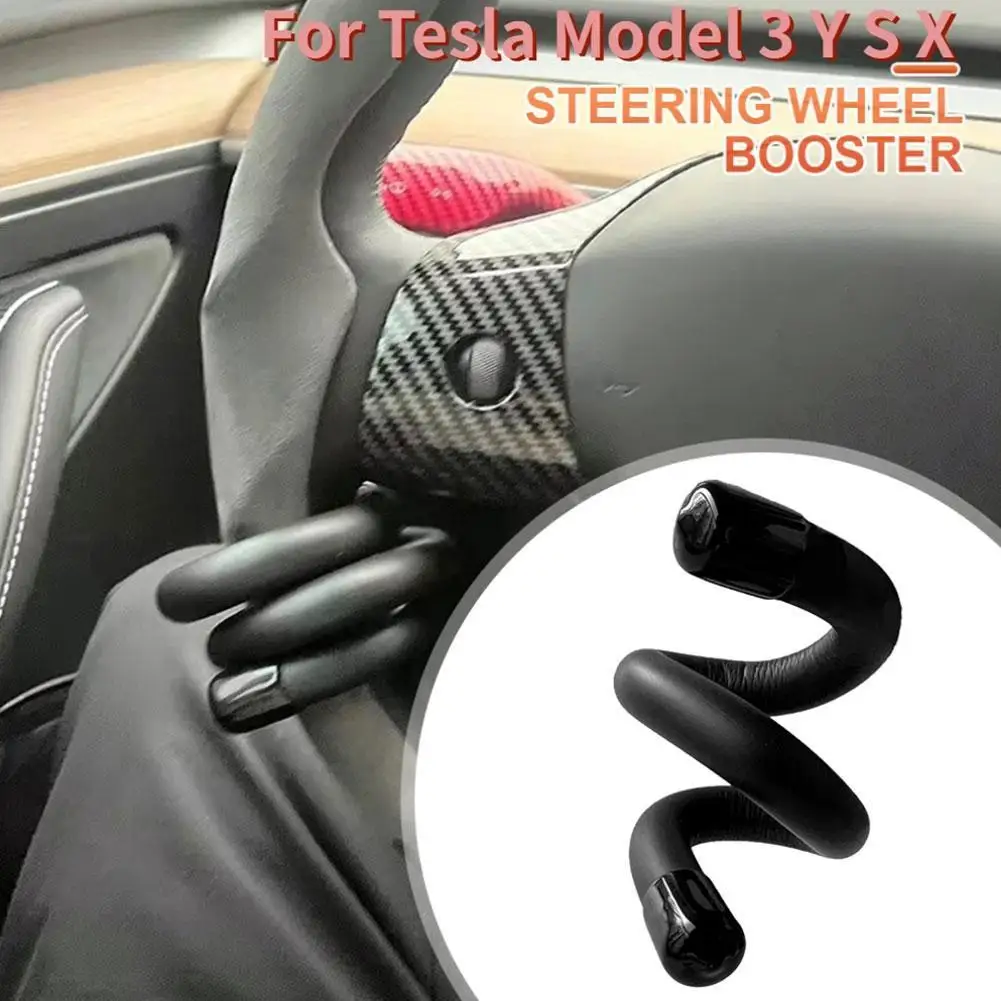 

1PCS Car Steering Wheel Booster for Tesla Model 3/Y/X/S 2021 Auto Assist Counterweight Adjustable Car Interior Accessories