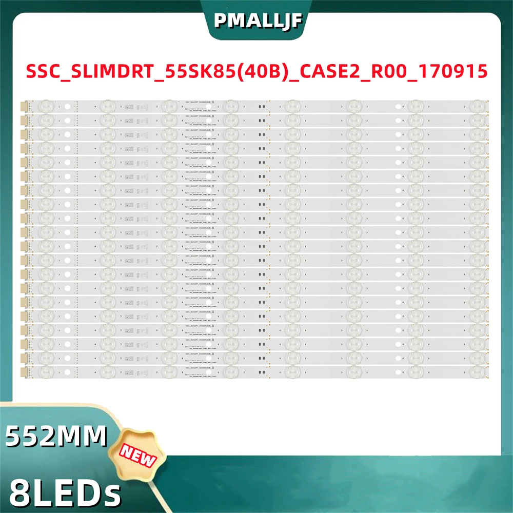 20pcs/set LED Backlight bar For LG 55SM9010PLA 55SM9010 55SK8500PSA 55SK8500 SSC_SlimDRT_55SK85(40B)_CASE2 55SK85-8LED HC550DQB