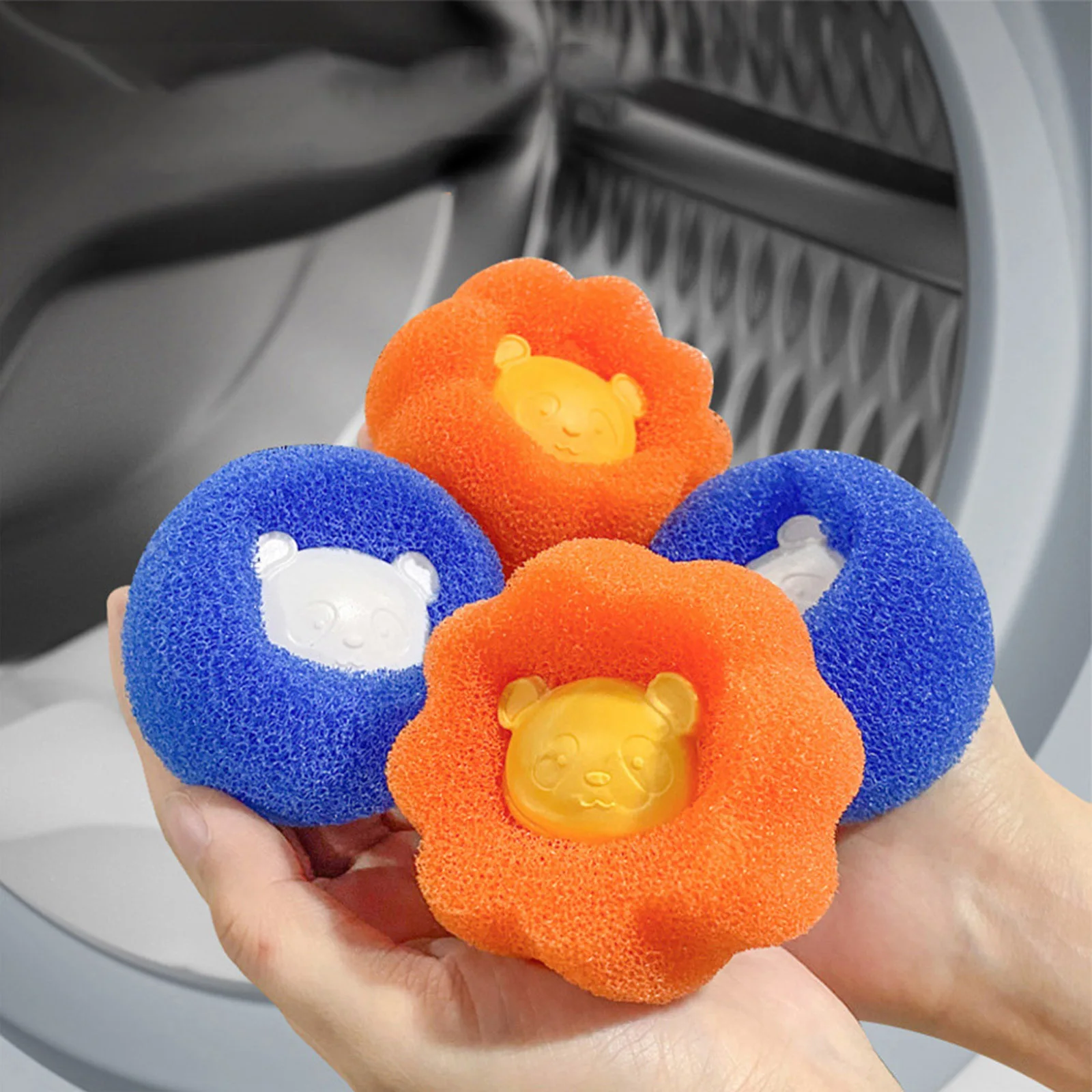 

Magic Laundry Ball Kit Reusable Clothes Hair Cleaning Tool Pet Hair Remover Washing Machine Cat Dog Hair Catcher Laundry Ball