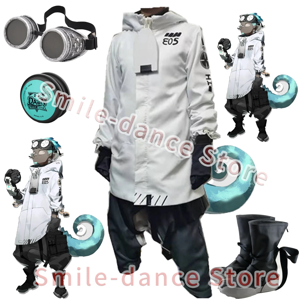 

Game Arknights Ethan Cosplay Cothing Fleece pants Coat Anime Arknights Ethan Cos Accessories Props For Holiday activity props