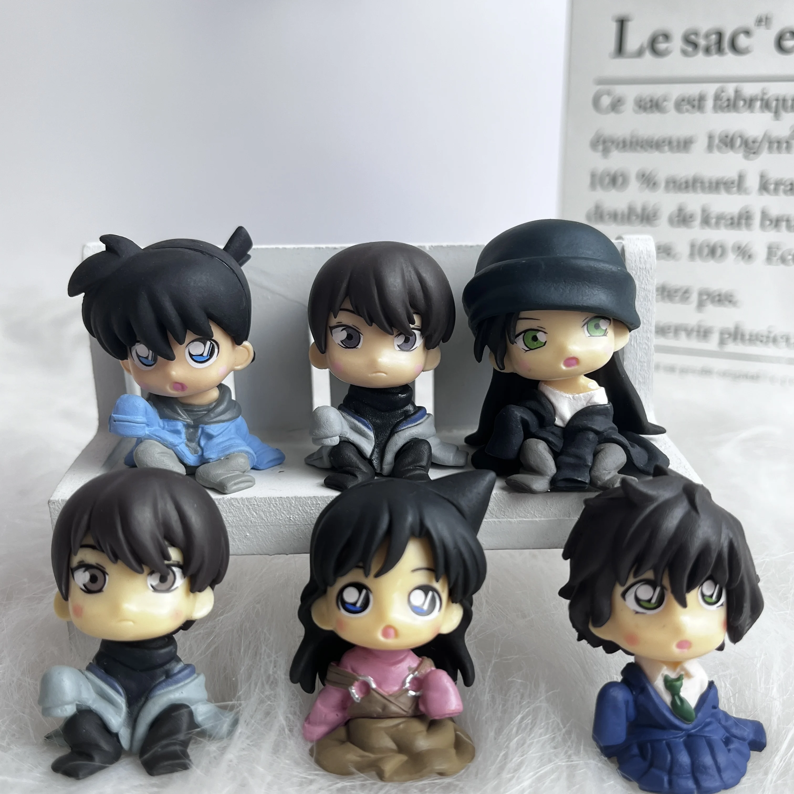 Anime Detective Conan Figure Gasha Scotch Shinichi Kudo Toru Amuro Masumi Sera Toys Kawaii Pvc Model Doll Ornaments Gifts |